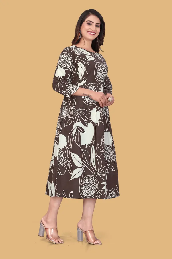 Brown_&_White_Floral_Print_Maternity_Maxi_Dress_|_For_Women