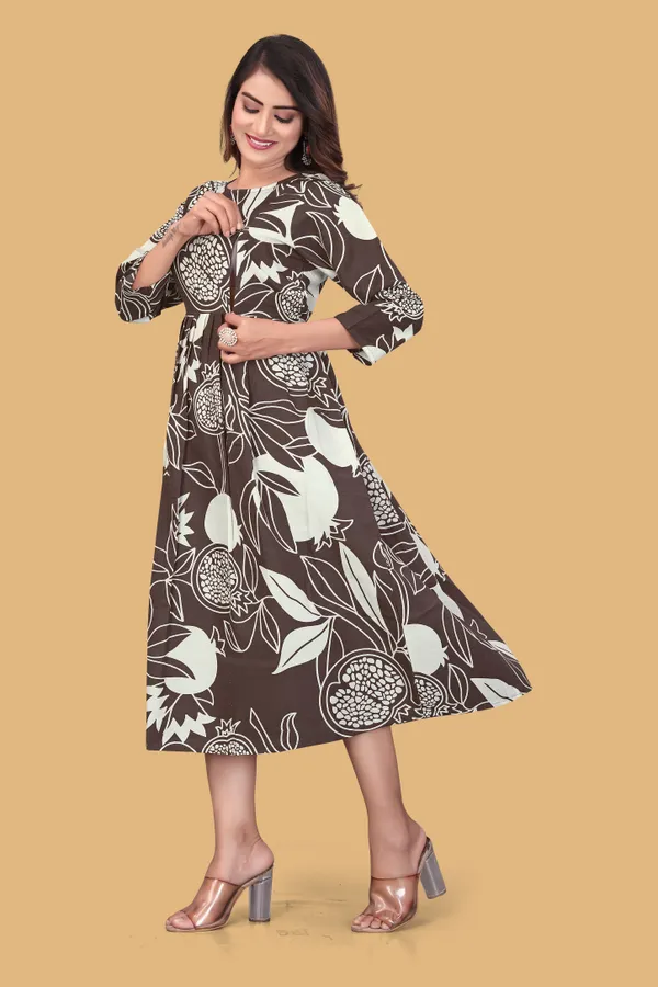 Brown_&_White_Floral_Print_Maternity_Maxi_Dress_|_For_Women