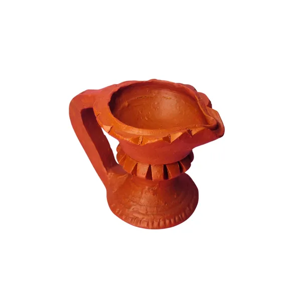 Brown_Terracotta_Clay_Diya_Holder_For_Indoor