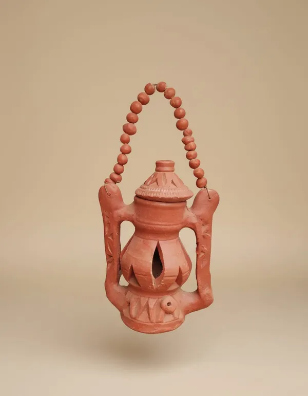 Brown_Terracotta_Clay_Oil_Lamp_For_Indoor