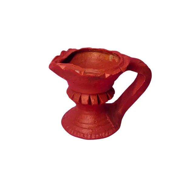 Brown_Terracotta_Clay_Diya_Holder_For_Indoor