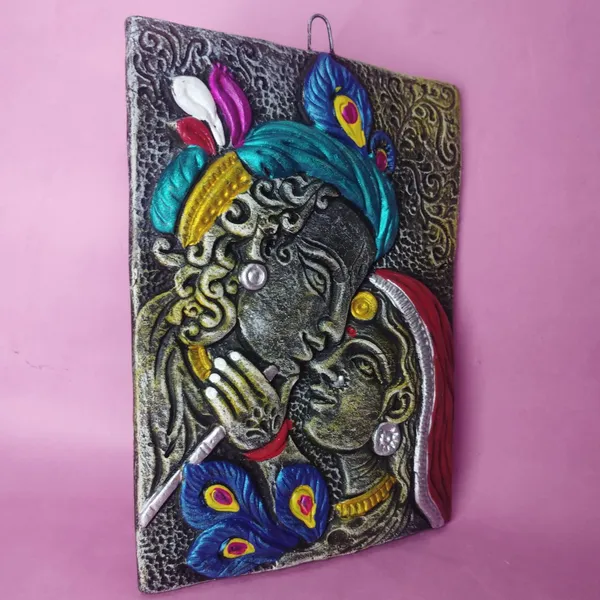 Multicolour_Wood_Mdf_With_Clay_Or_Resin_Wall_Art_For_Indoor