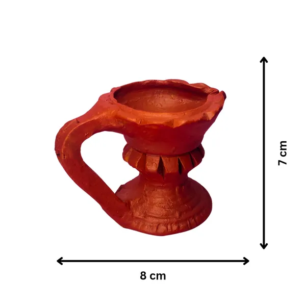 Brown_Terracotta_Clay_Diya_Holder_For_Indoor