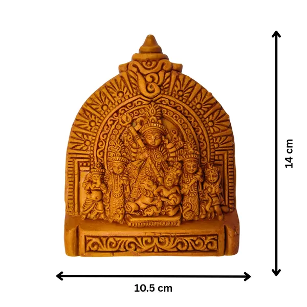 Brown_Terracotta_Clay_Durga_Idol_For_Indoor