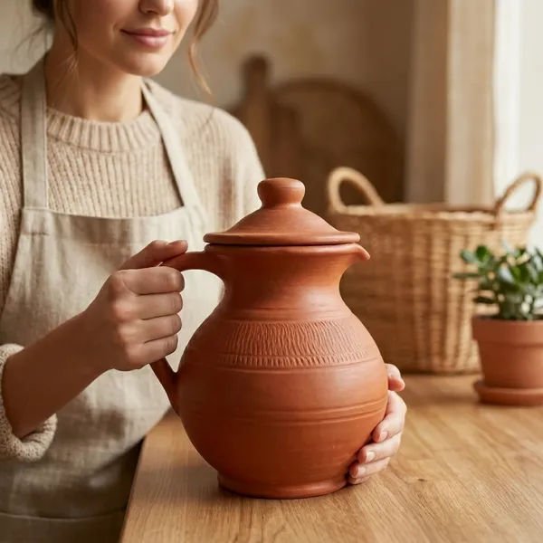 Brown_Terracotta_Clay_Pottery_Collection_For_Indoor