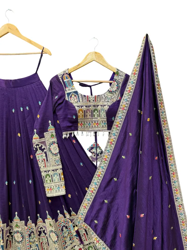 PRESENTING_NEW_PURE_VICHITRA_SILK_FABRIC_LEHENGHA_CHOLI_FULLY_STTICHED,_WITH_FANCY_BLOUSE_FULL_SET_FULLY_STTICHED_WITH_COMPLETE_READY_TO_WEAR