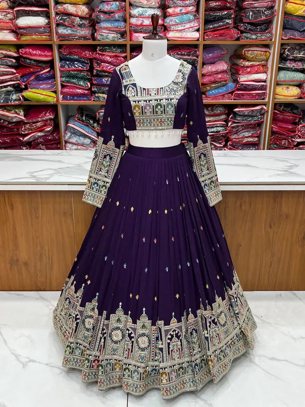 PRESENTING_NEW_PURE_VICHITRA_SILK_FABRIC_LEHENGHA_CHOLI_FULLY_STTICHED,_WITH_FANCY_BLOUSE_FULL_SET_FULLY_STTICHED_WITH_COMPLETE_READY_TO_WEAR