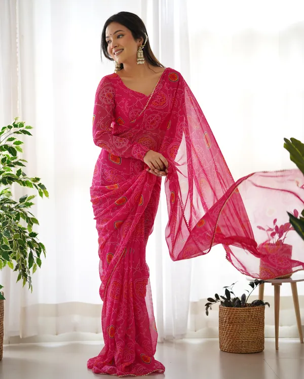READY_TO_WEAR_PREDRAPPED_REAY_TO_WEAR_SAREE_LIGHTWEIGHT_CHIFFON_FABRIC