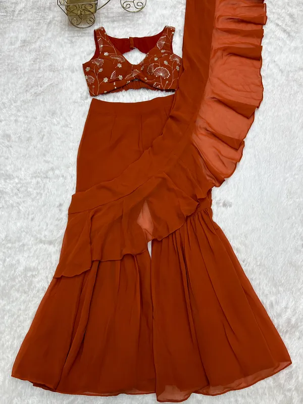 READY_TO_WEAR_SHARARA_SAREE_WITH_FULL_STTICHED_BLOUSE_PREMIUM_FOX_GEORGETTE_FABRI