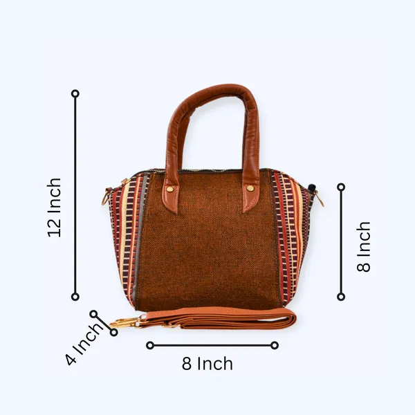 Brown__Canvas_Shoulder_Bag_For_Women