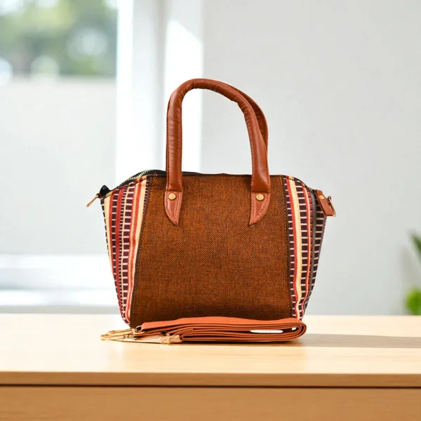 Brown__Canvas_Shoulder_Bag_For_Women