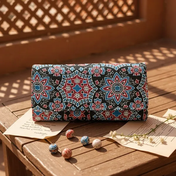 Blue_Casual_Wallet_For_Women