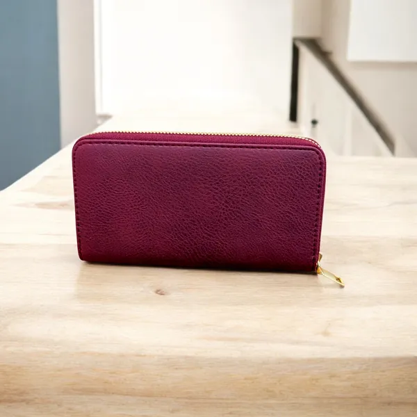 Maroon_Casual_Wallet_For_Women