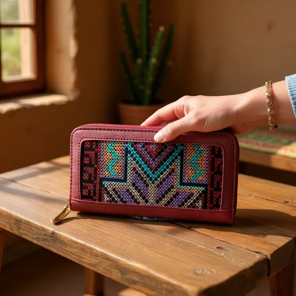 Maroon_Casual_Wallet_For_Women