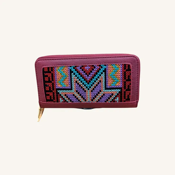 Maroon_Casual_Wallet_For_Women