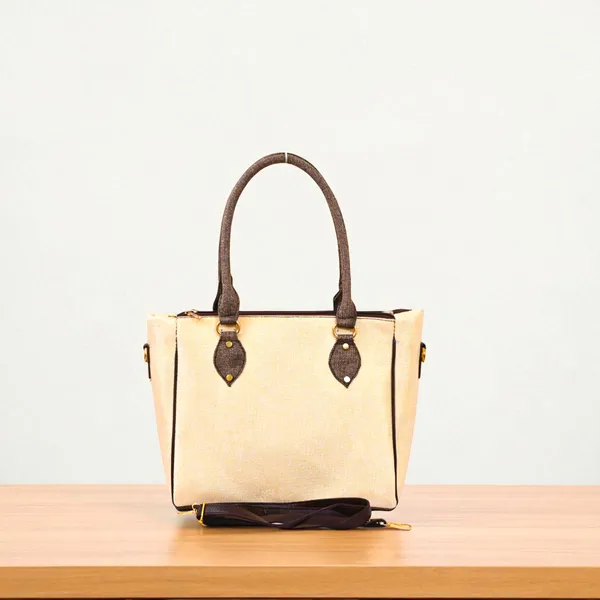 Beige_Premium_Shoulder_Bag_For_Women