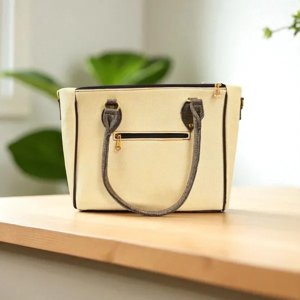 Beige_Premium_Shoulder_Bag_For_Women