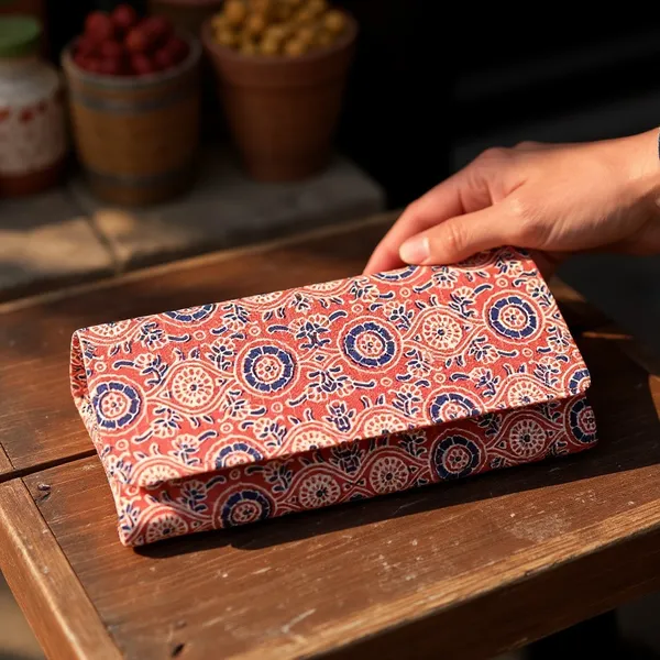 Red_Jute_Wallet_Premium_Hand_Purse_For_Women