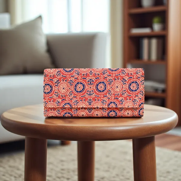 Red_Jute_Wallet_Premium_Hand_Purse_For_Women