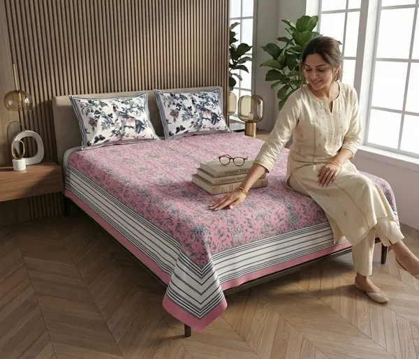 Soft_Pink_Floral_Cotton_Bedsheet_Set