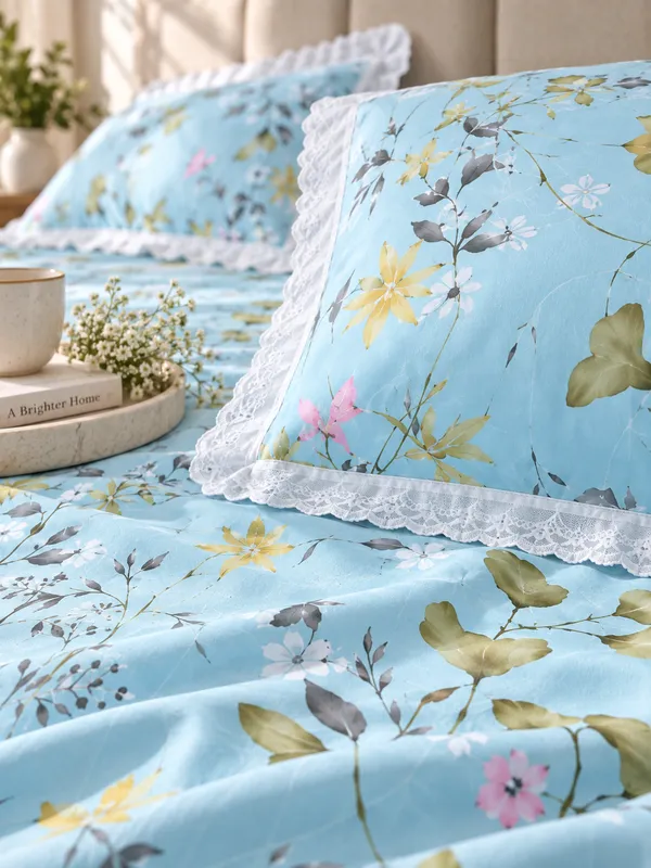 Blue_Botanical_Bedsheet_Set_-_with_Lace_Detailing