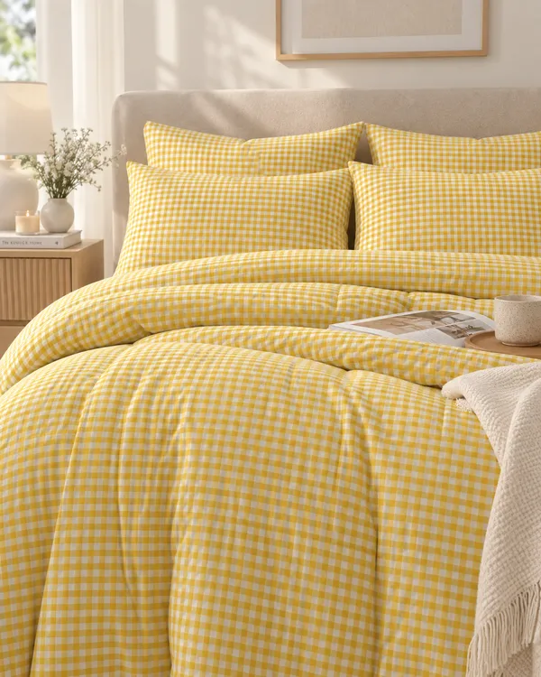 Buttercup_Yellow_Gingham_Comforter_Set