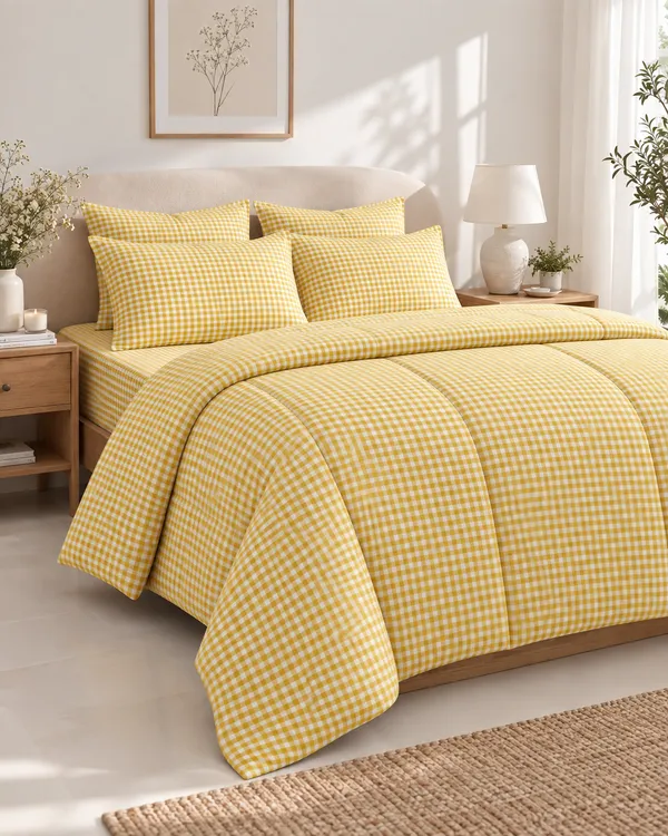 Buttercup_Yellow_Gingham_Comforter_Set
