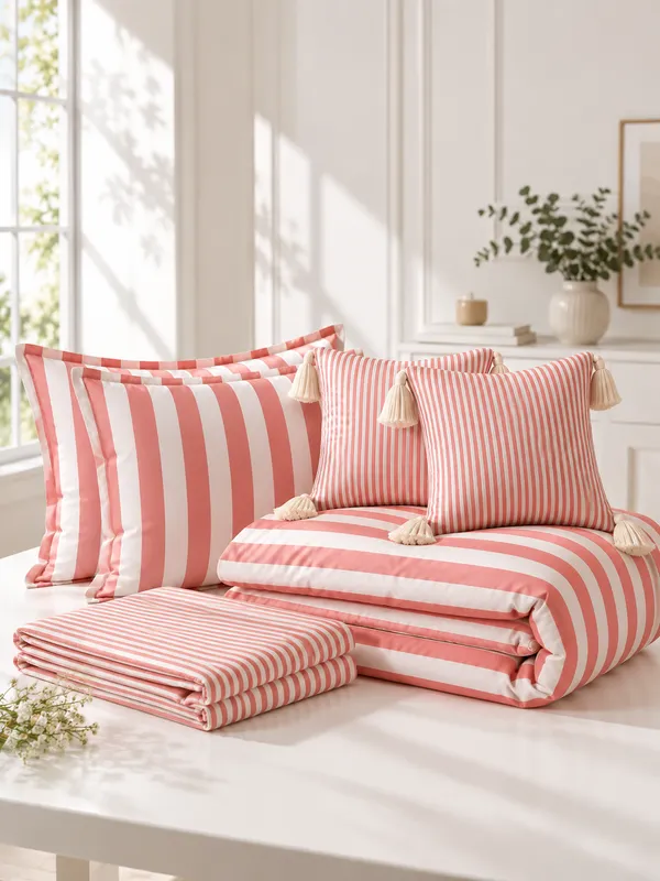 Coral_Breeze_Stripes_Premium_Bedding_Set_-_6_Piece_Comforter_Set
