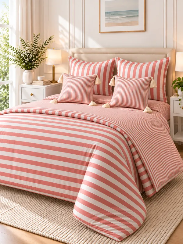 Coral_Breeze_Stripes_Premium_Bedding_Set_-_6_Piece_Comforter_Set