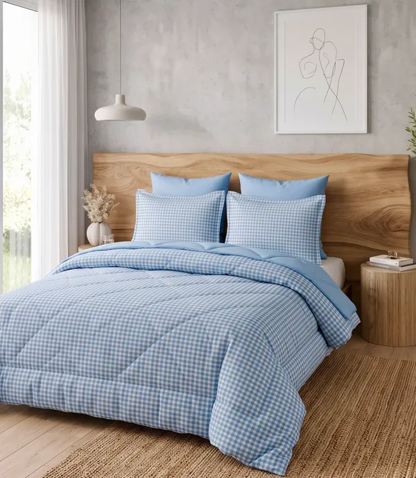 Cozy_Blue_Gingham_Comforter_Set
