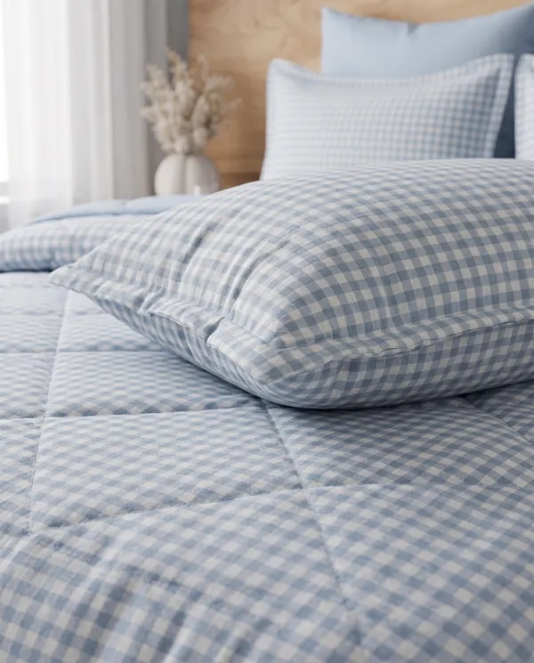 Cozy_Blue_Gingham_Comforter_Set