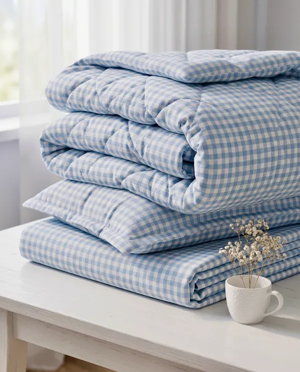 Cozy_Blue_Gingham_Comforter_Set