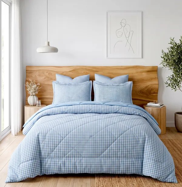 Cozy_Blue_Gingham_Comforter_Set