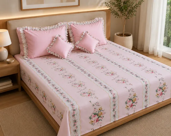 Blush_Bloom_Floral_King_size_Bedsheet_Set-_with_2_cushions