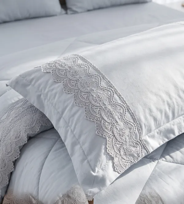 Grey_Macaron_4_piece_Comforter_Set_-_The_Heirloom_Lace_Collection