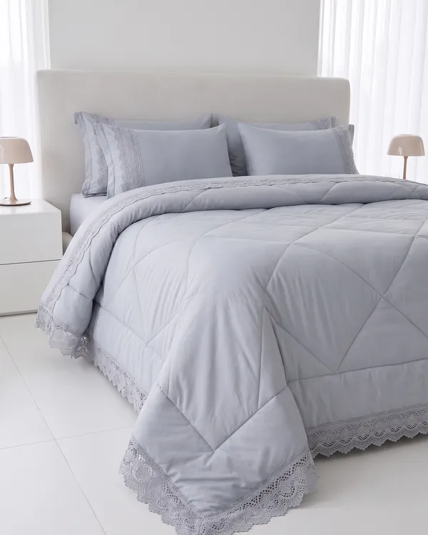 Grey_Macaron_4_piece_Comforter_Set_-_The_Heirloom_Lace_Collection