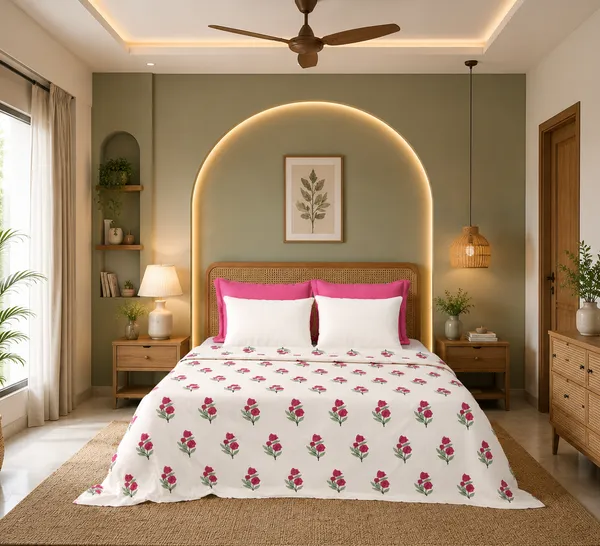 Gulab_Gulzar_–_Pink_Rose_Floral_Bedsheet_Set_-_with_2_Pillow_Covers