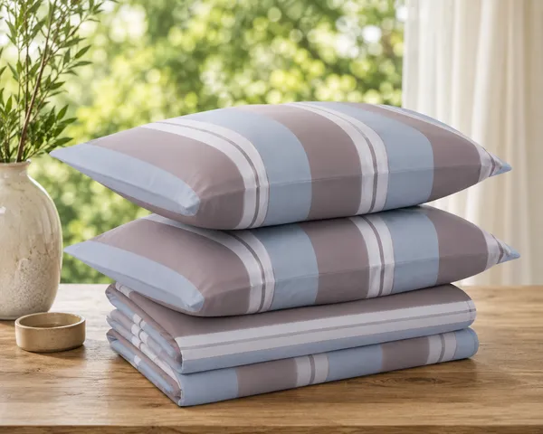 Coastal_Blue_Stripes_300_TC_Pure_Cotton_King_Size_Bedsheet_Set