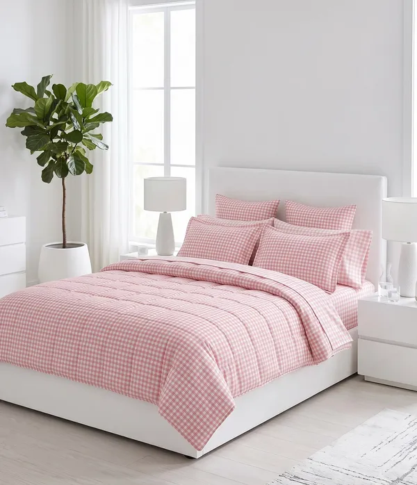 Pink_Picnic_Gingham_Comforter_Set