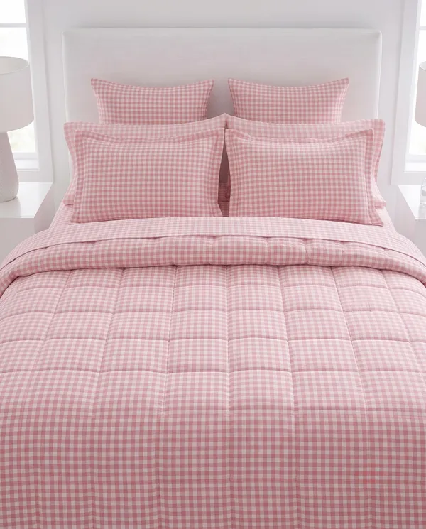 Pink_Picnic_Gingham_Comforter_Set