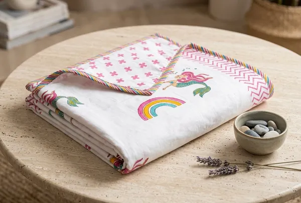 Pure_Mulmul_Reversible_Kids_Dohar_–_Mermaid_&_Rainbow_Print