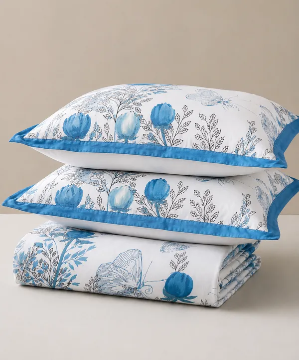 Butterfly_Bloom_Blue_Pure_Cotton_Bedsheet_-_with_2_Pillow_Covers