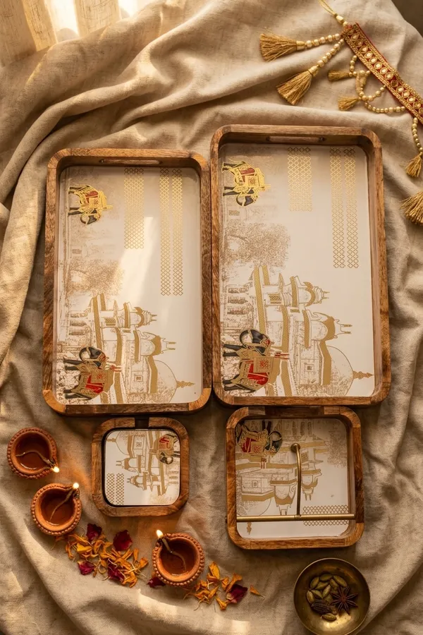 Riwaayat_Wooden_Serving_Collection_–_Tray,_Coasters_&_Napkin_Stand_Set