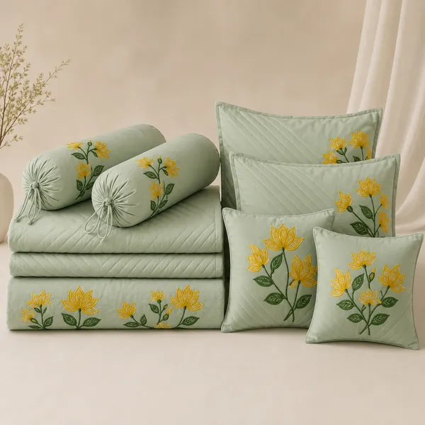 Sage_Green_Floral_Embroidery_Bedsheet_Set-_Pack_of_7_Pieces