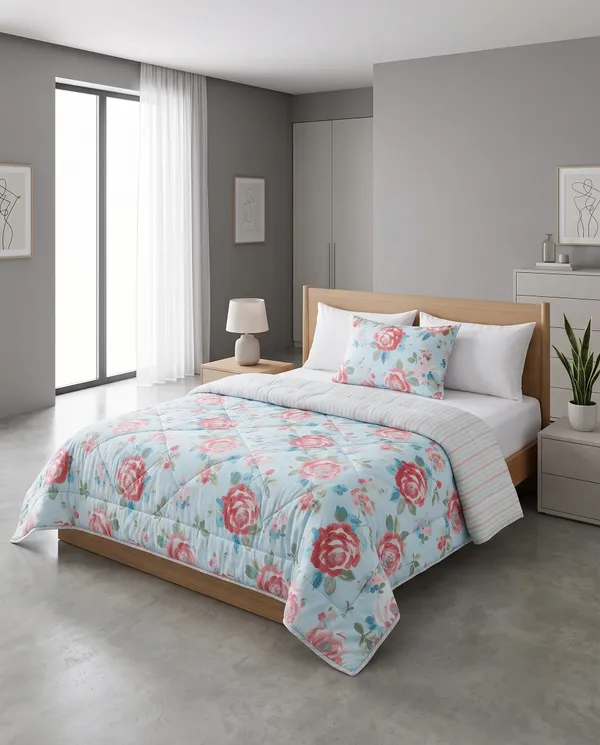 Sky_of_Roses_Floral_Quilted_Dohar_-_Pastel_Blue_&_Pink_Rose