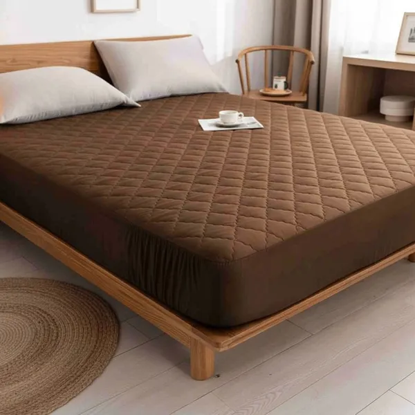 Mattress_Cover_|_Protector_|_100%_Waterproof_|_Coffee_Brown