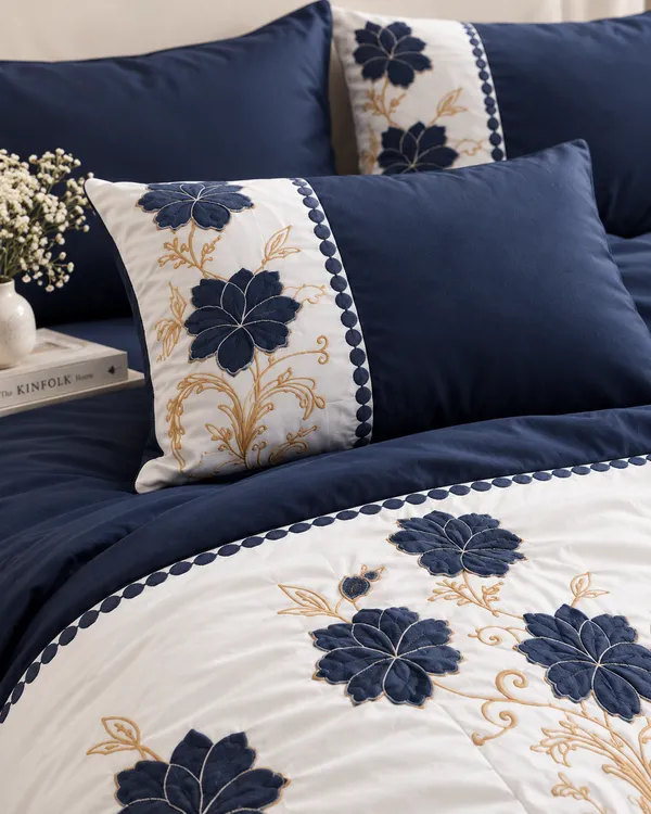 Twilight_Navy_Blue_&_White_Floral_Bedding_Set_-_6_Piece_Set_With_Comforter