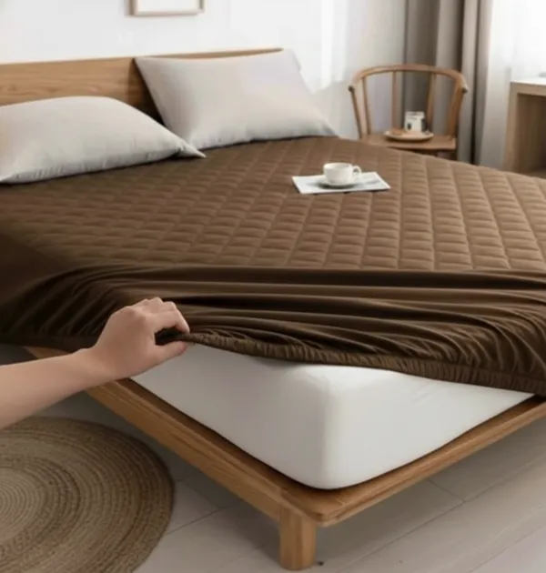 Mattress_Cover_|_Protector_|_100%_Waterproof_|_Coffee_Brown