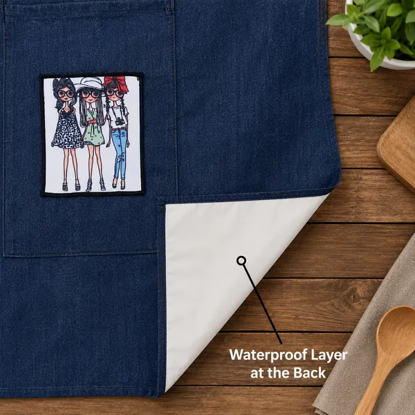 Waterproof_Denim_Kitchen_Apron_with_Pocket_|__Stylish_Kitchen_Apron