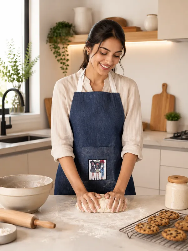 Waterproof_Denim_Kitchen_Apron_with_Pocket_|__Stylish_Kitchen_Apron